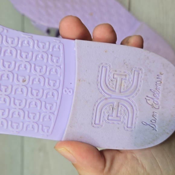 Sam Edelman Womens Bay Jelly Sandals Flats shoes sz 8 - Picture 11 of 12